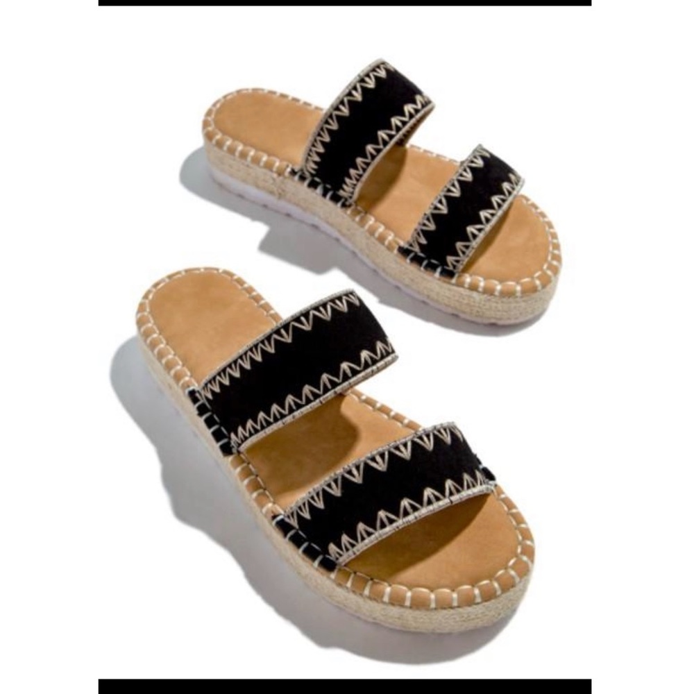 Olivia Espadrille Slip On Sandal - Picture 3 of 4